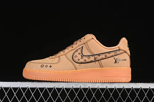 All categories Nk Air Force 1 Air Force series Nk Air Force 1 Low Air Force low-top Nike Air Force 1'07 Low LV joint wheat print Air Force 1 low-top casual sneakers DK0188-082